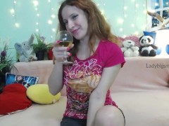 Hot Girl Tease you with my big ass in small shorts after drinking I felt so wet and horny