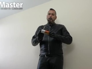 Leather daddy verbally insults & humiliates you while smoking cigar PREVIEW
