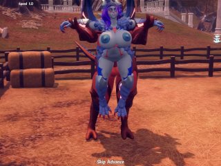 Breeder of_the Nephelym_Blue Big Tits Jabberwock Girl All Sex Scenes_Ep.2