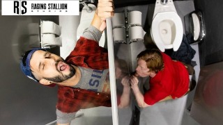 At Glory Hole Raging Stallion A Muscled Hunk Takes A Big Cock To The Ass