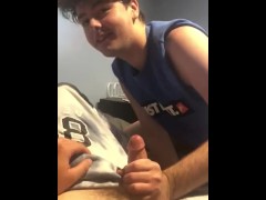 My twink sucks my dick so good (full video on only fans thustin69 