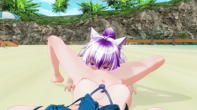 3D HENTAI YURI Schoolgirls have Fun on the Beach - Pornhub.com