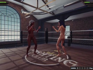 Rayne Vs. Quinn Sex Fight - Naked Fighter_3D