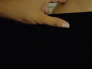 Makingmy wife's friend cum on my hands