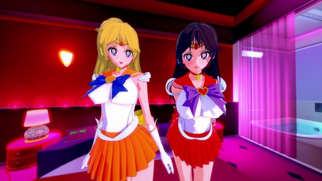 Venus Hentai - FOURSOME WITH SAILOR MARS AND SAILOR VENUS - ... - Hentai Porn Video