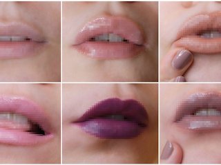 Using Lip Plumper & 4 Lipsticks On Swollen Lips