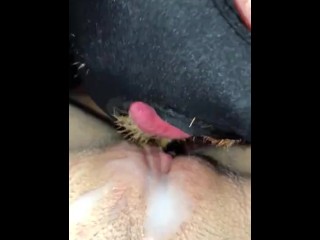 He Eats his own Cum from my_Pussy &Ass