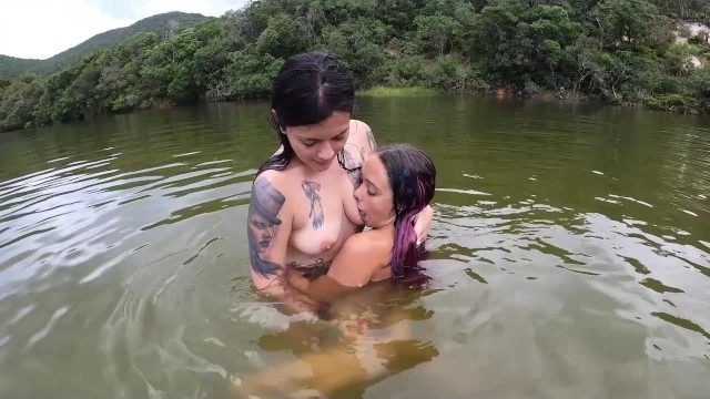 TWO NAUGHTY GIRLS FUCKING ON THE LAKE