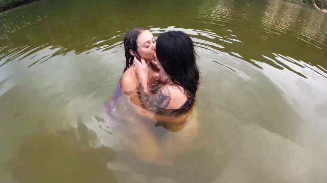 TWO NAUGHTY GIRLS FUCKING ON THE LAKE