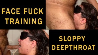 Throat Fuck Tittyfuckadventure Face Fuck Training I'm Getting Better At Deepthroat Cumshot 4K 60Fps