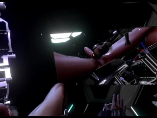 Citor3 Femdomination 2 3D VR game walkthrough 4:The Flushing story, sci-fi, cum training,latex