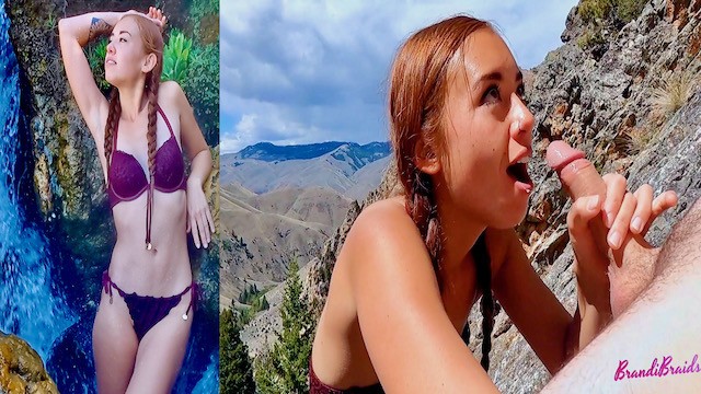 Amateur;Babe;Blowjob;Public;Red Head;Small Tits;60FPS;Verified Amateurs;Female Orgasm outdoor, striptease, outdoor-sex, blowjob, oral-creampie, brandibraids, swallow, deepthroat, hiking, redhead, public, outside, small-tits, doggystyle, adventure, horny-hiking