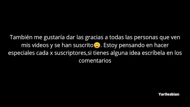 Tengo que decir algunas cosas (INFORMACIÓN IMPORTANTE) 