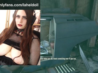 Big Titty Goth Girl Plays_Games Nude (DISHONORED NAKED) Part 2