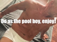 The pool boy and the sexy milf