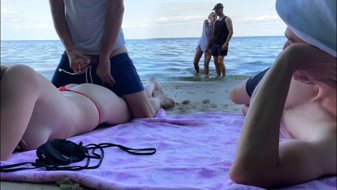 My Mom Topless On Beach - Nude Beach Porn Videos | Pornhub.com