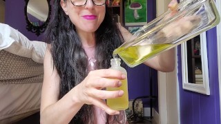 Nerdy Faery's Lace Panties and Bottled Piss