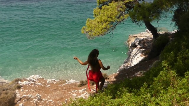 Hot Passionate Teens have Romantic Sex on Mamma Mia Island