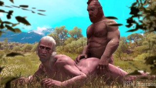 Outdoor PMV Starring Gay Witcher