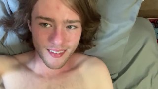 Jacking Off Multiple Angles And Filming By Hand In An Up Close Body Cumshot
