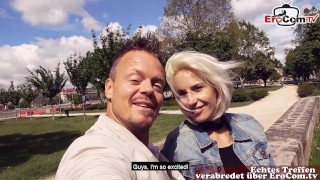BUDAPEST PICK UP A German Tourist Meets A Blonde Schlampe In Ungarn For A Sex Meeting And Schlepps Her