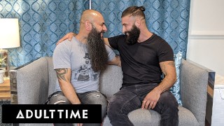 Deepthroat ADULT TIME Richards Savors Bear Partner's Huge Cock