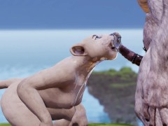 Furry Monster avler saftig fitte | Big Cock Monster | 3D Porn