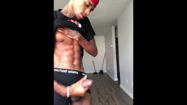 Black Jerking Off - Hot Black Guy Takes off his Clothes & Jerks off his Thick BBC! ONLYFANS:  BIGPIMPINDON - Pornhub.com