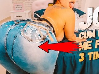Sexy Big Butt Latina In Jeans Pants Joi, Jerk Off Instructions, Cum Challenge, She Dares You!
