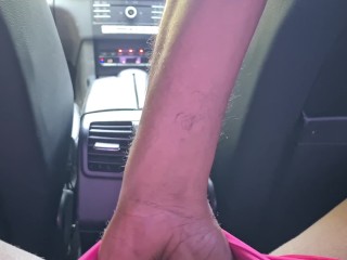 I Made My UBER Driver Touch Meand Make Me CUM
