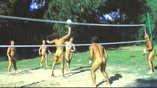Outdoors SPIKE IT NAKED 8 VOLLEYBALL GUYS