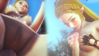 Zelda's Beautiful Pussy Banged 3D PORN 60 FPS LEGEND OF ZELDA