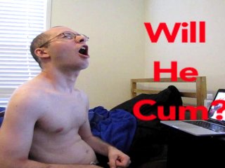 Straight Guy Tries To Masturbate To Gay Porn