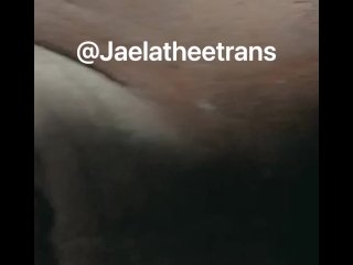 Jaelatheetrans Creaming All Over A Big Dick