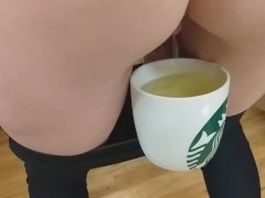 Hot cup of piss