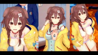 Vtuber Youtuber Hentai Game Koikatsu Inugami Korone Anime 3Dcg Vide Vtuber 3Dcg Vide