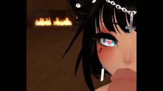 Masturbate Anime Girl Sucking Your Dick From The Point Of View Of A Vtuber