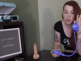 Lily O'Riley Reviewing An Intimate Pump By Calexotics (Sfw)