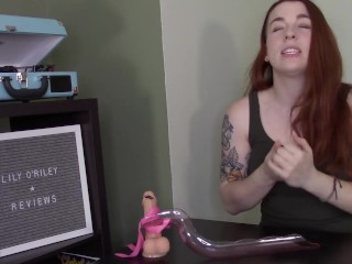 Lily O'Riley Reviewing the Waterslyde Bathtub Masturbation Toy_(SFW)