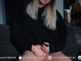 Slender girl showing her beautiful hairy pussy and tiny_tits. 4K