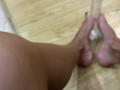 BEAUTIFUL ASIAN FOOT MASTROBING COCK
