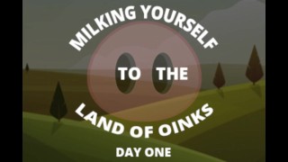 First Day Of Milking In Oinks Land