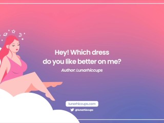 Audio RoleplayHelping Your Girlfriend Choose a Dress [fuckingin the dressing room]
