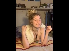 Cute petite teen’s first video!! what do you want to see her do