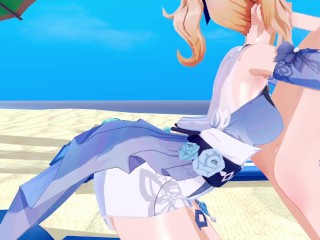 JEAN_swimsuit Genshin Impact 3D HENTAI2/8