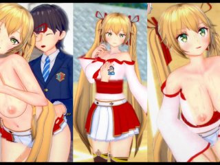 【エロゲーコイカツ！】Vtuber 金剛いろは3Dcg巨乳アニメ動画(バーチャルYoutuber)[Hentai Game Koikatsu! Kongo Iroha(Anime 3Dcg Video