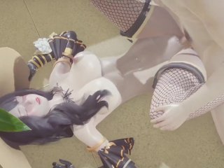 Beautiful White Witch - 3D Hentai - (Uncensored)