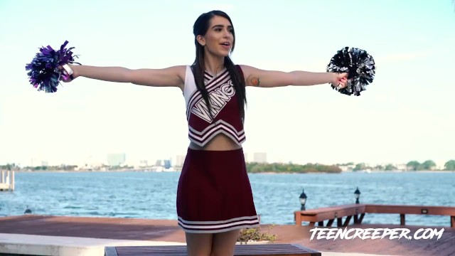 Joseline Kelly Bound Cheerleader Gets Ger Tight Teen Pussy Ravaged And Sore 5