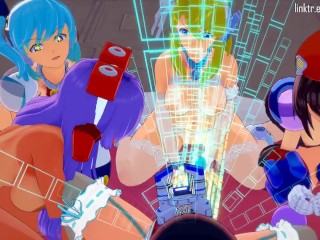 [STILLS+AUDIO] Petite, Busty, Tanned, It's An All Builds You CouldWant Mega Man X DiVEOrgy