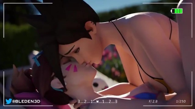 Tracer & Dva lesbian kissing by BLEDEN, voiced by CinderDryadVA - sound design by Volkor 4